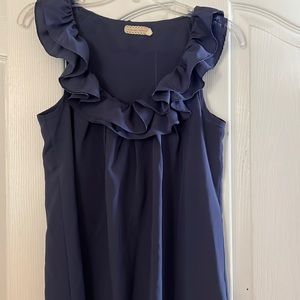 Pins and needles navy sleeveless blouse